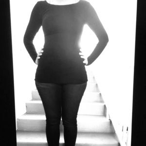 Simple long sleeved black shirt